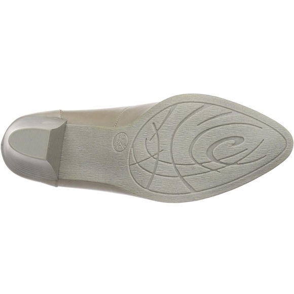 Gray and Tan Classic Low Heels - Picture 5 of 10